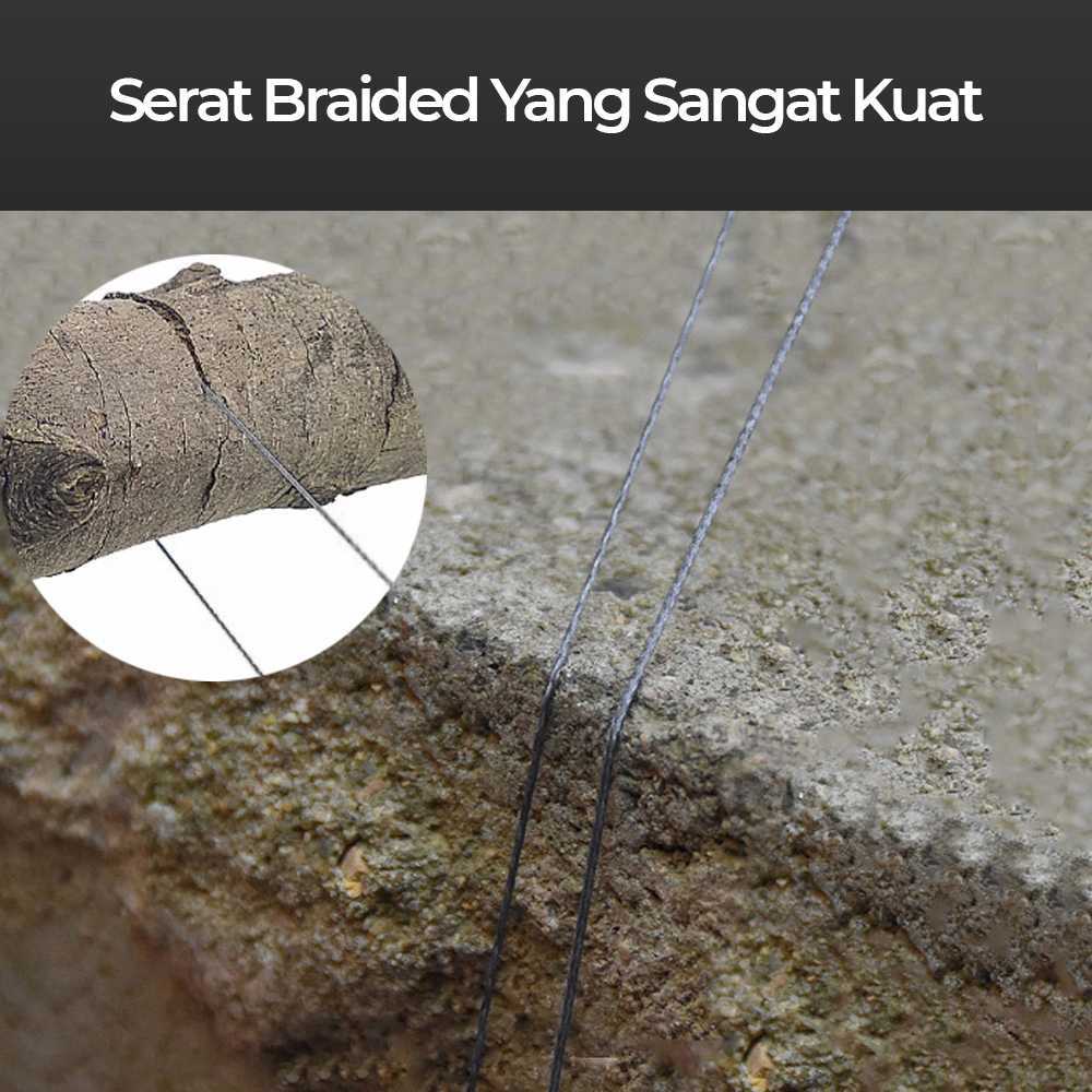 Senar Pancing Pe 1.2 Tali Benang 0.18Mm Memancing Fishing Line Spectra Soloplay Extreme 300M Kuat