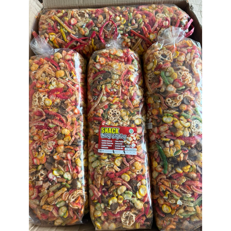 

Krupuk Seblak Campur 250gram | Krupuk Seblak Kencur Pedas