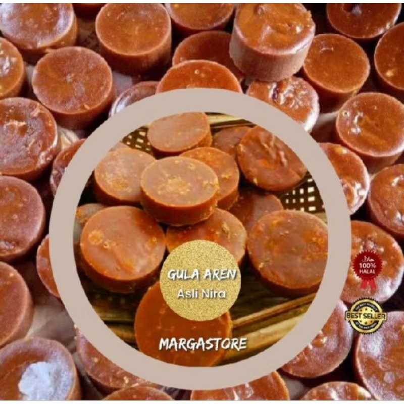 

GULA AREN NIRA ASLI TANPA BAHAN CAMPURAN PER BONJOR ISI 10 GANDU MANIS SIAP