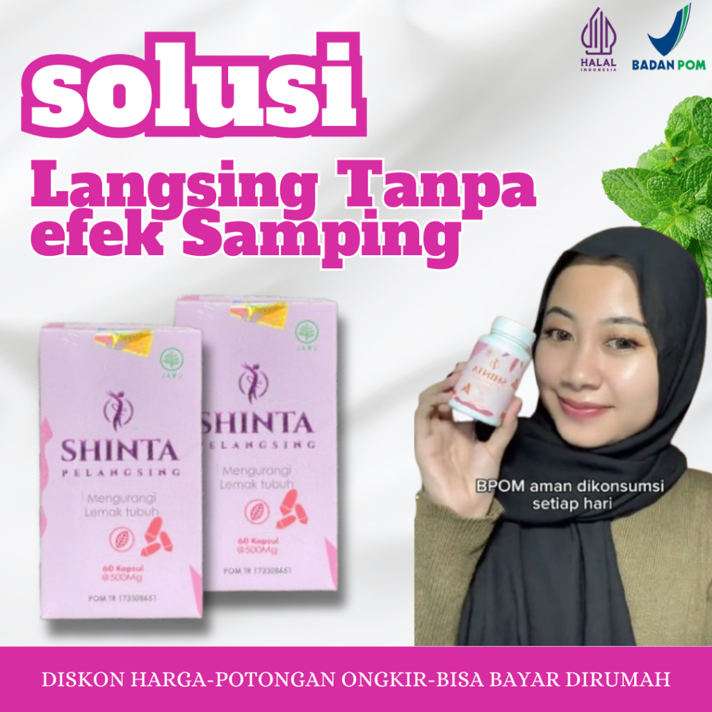 [ PELANGSING ] Shinta Pelangsing Herbal Original BPOM HALAL | Pelangsing Alami | Pelangsing herbal