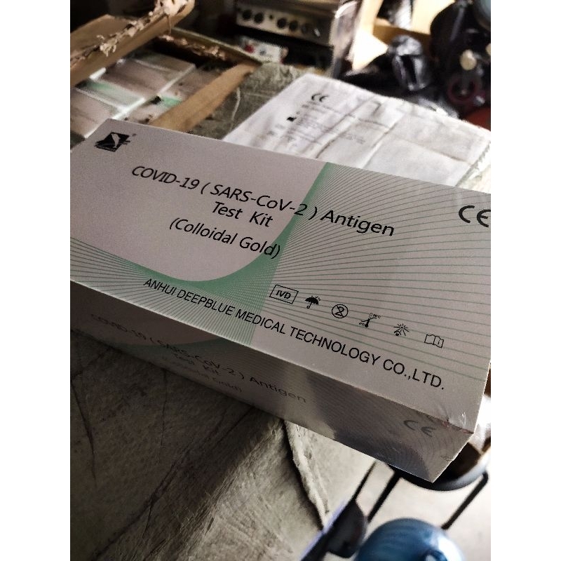 Anhui Deepblue Antigen isi 25 Test Kemen kes RI AKL COVID 19 2 China Swab Antigen Colok Hidung Dalam