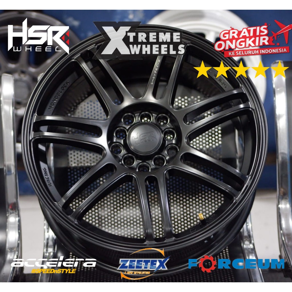 Velg Racing R17 Hsr Boon H10 Untuk Sienta Altis Xpander Ertiga