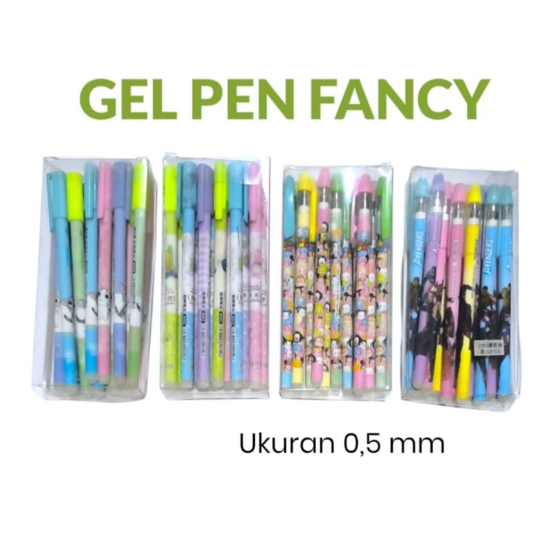 

BALLPOIN GELL FANCY 0,38mm (lusin)