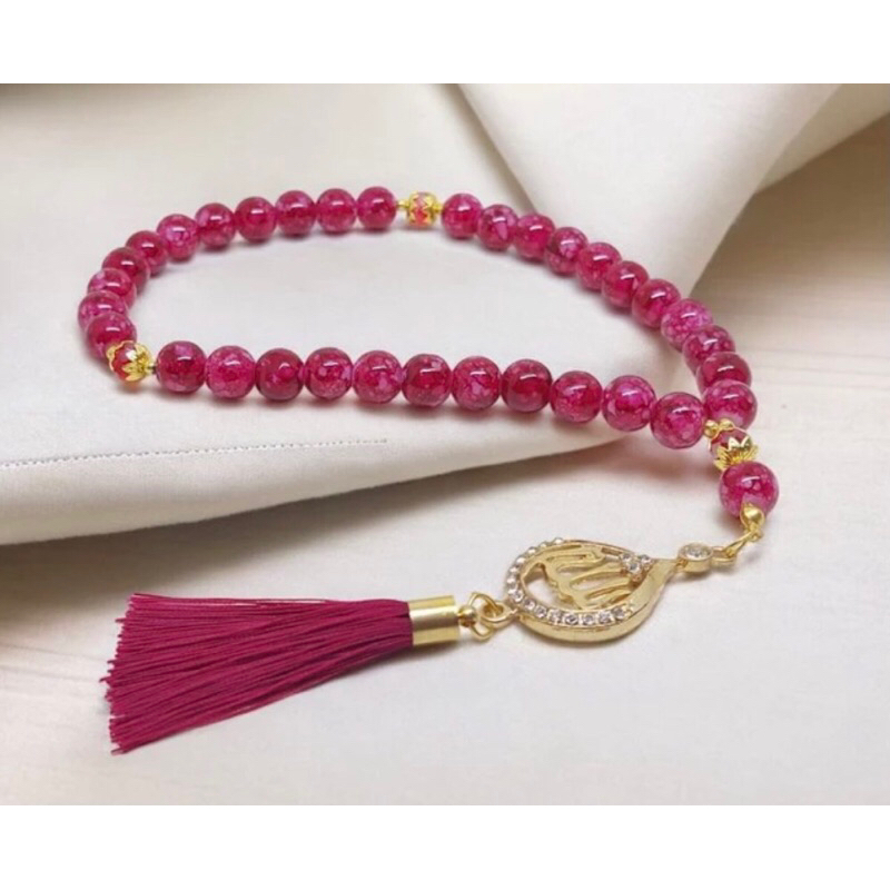 tasbih batu pirus syntetic mirah lapal ALLAH