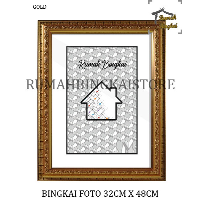 RB Bingkai Foto Ukuran 32CM X 48CM + PLUS KACA