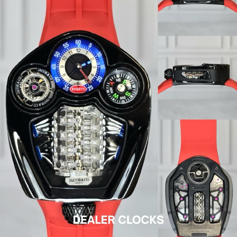 Jacob & Co Bugatti Tourbillon Red Premium Cloning