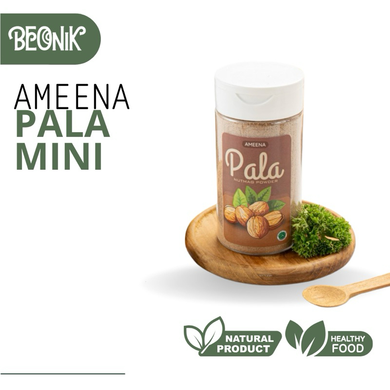 

[ MINI ] Pala Bubuk Asli Ground Nutmetg 70GR | Ameena Premium Quality