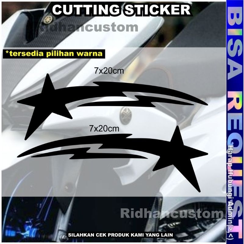 [ BINTANG PETIR ] CUTTING STICKER MOTOR BINTANG PETIR