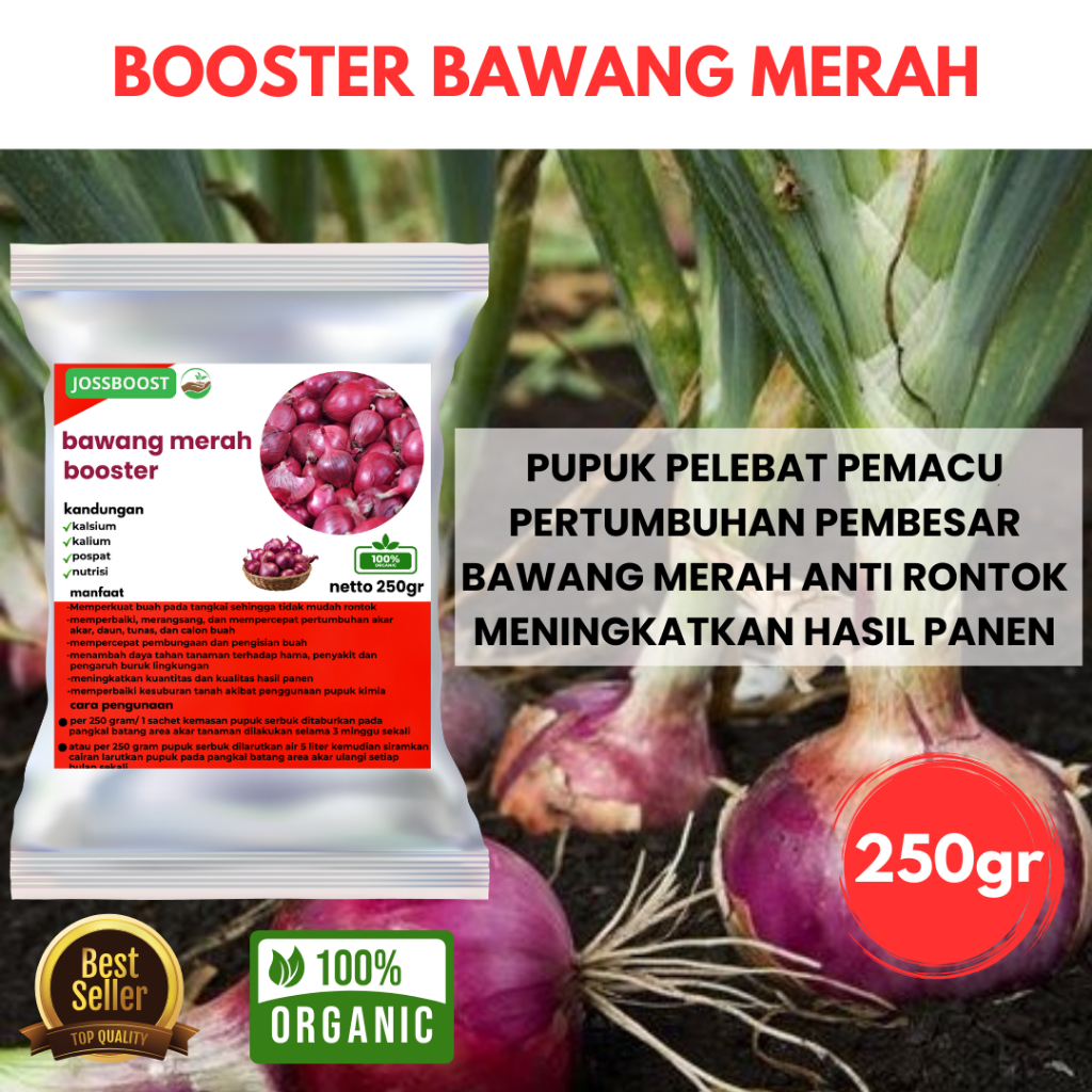 Pupuk Organik Pelebat Bawang Merah Pupuk Khusus Tanaman Bawang Pupuk Booster Bawang Pupuk Penyubur D
