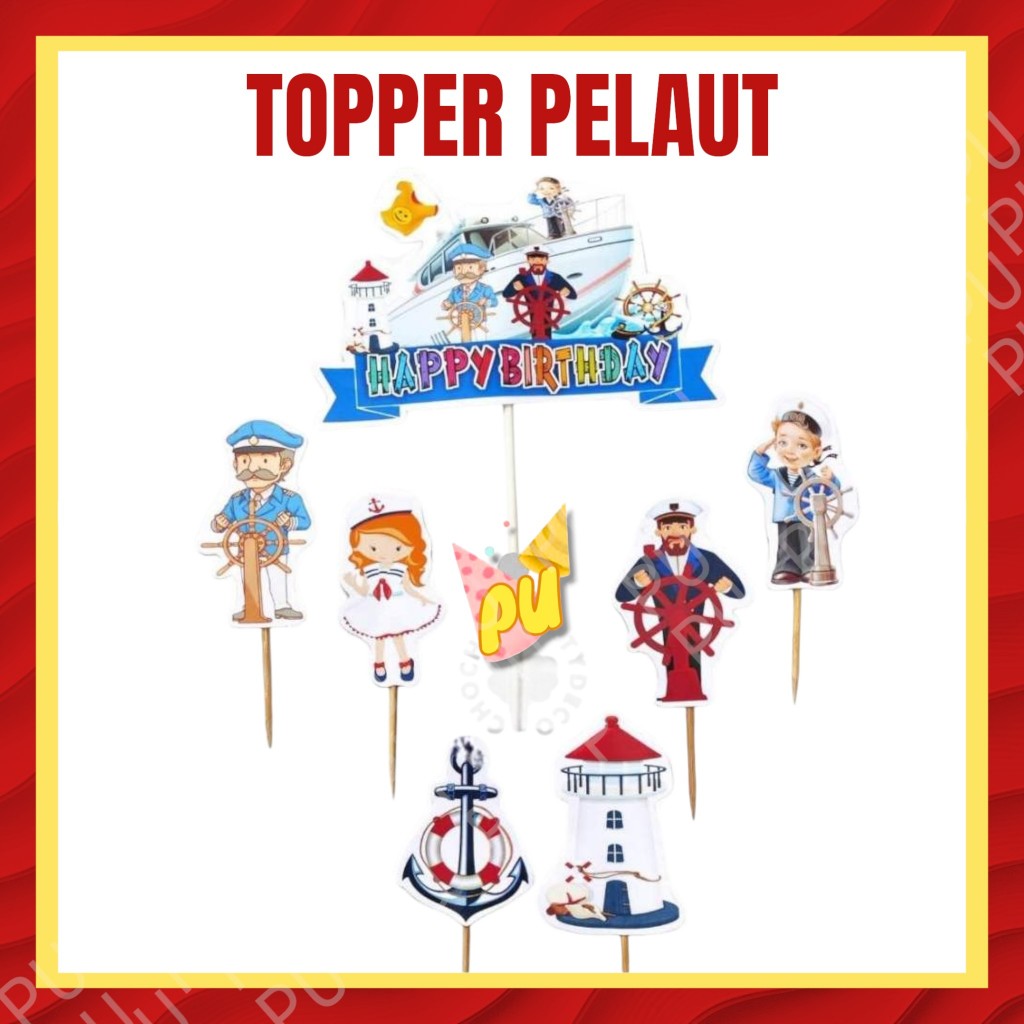 Topper PELAUT / Topper Kue Sailor Pelaut