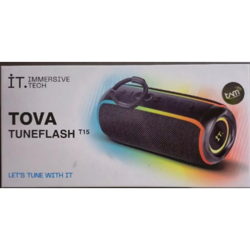 IT Immersive Tech Wireless speaker TOVA Tuneflash with Radio FM