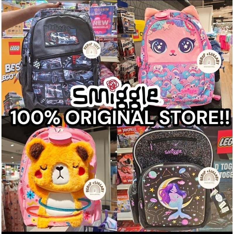 [100% ORI STORE] SMIGGLE BACKPACK 100% ORIGINAL STORE TAS SMIGGLE CLASSIC JUNIOR TAS RANSEL SEKOLAH 