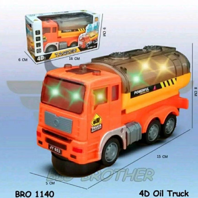 Mobil Truck Tanker Powerful Mainan Anak Tanker - 1140