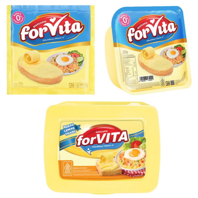 

Forvita aneka Margarin serbaguna box cup sachet