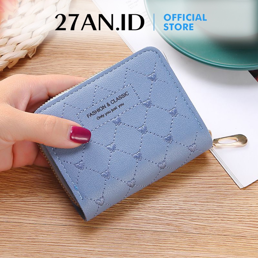 NEW PRODUCT (27AN.ID) Dompet Koin Wanita Resleting 888 Dompet Lipat Koin Tas Dompet Kartu Fashion
