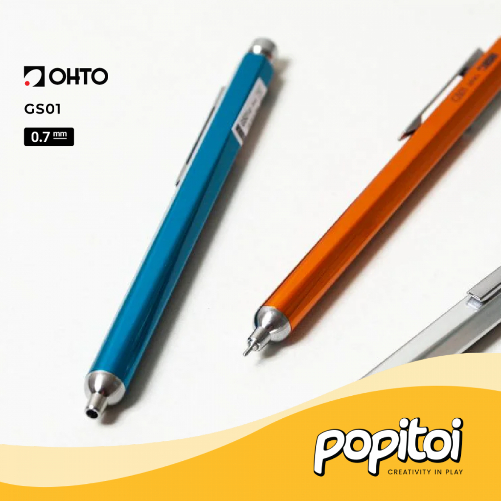 

OHTO GS01 Needle Tip Metal Ballpoint Pen 0.7 mm Pulpen Bolpoin
