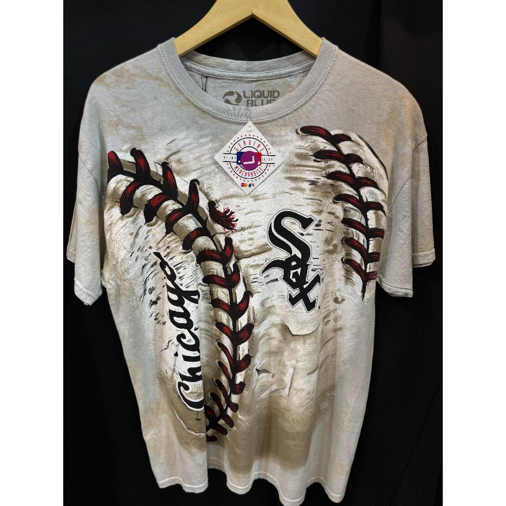 T Shirt Official MLB CHICAGO WHITE SOX LIQUID BLUE