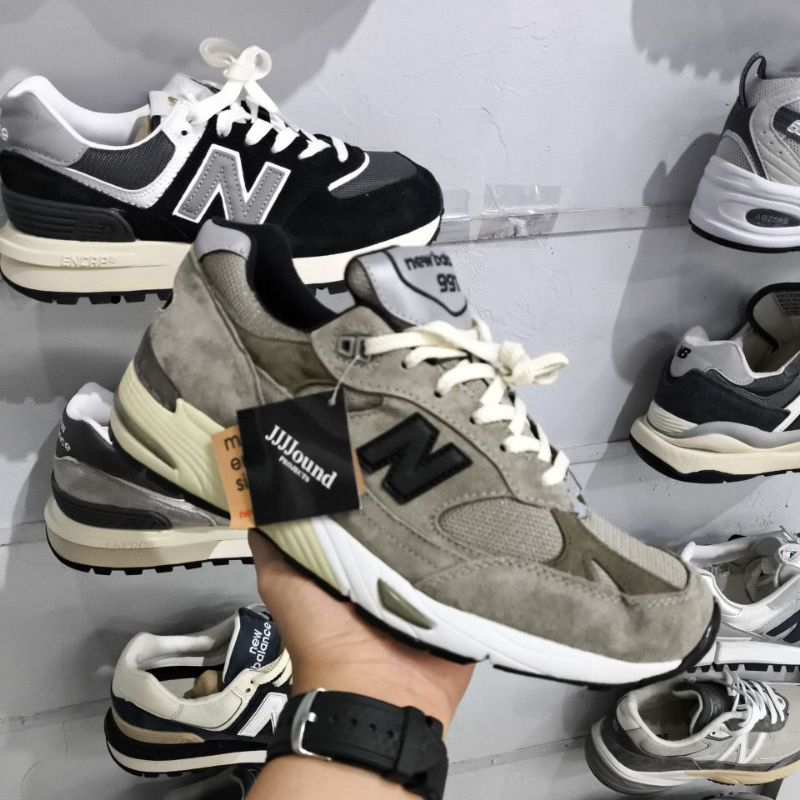 Nw Blance 991 x JJJJound Brown White