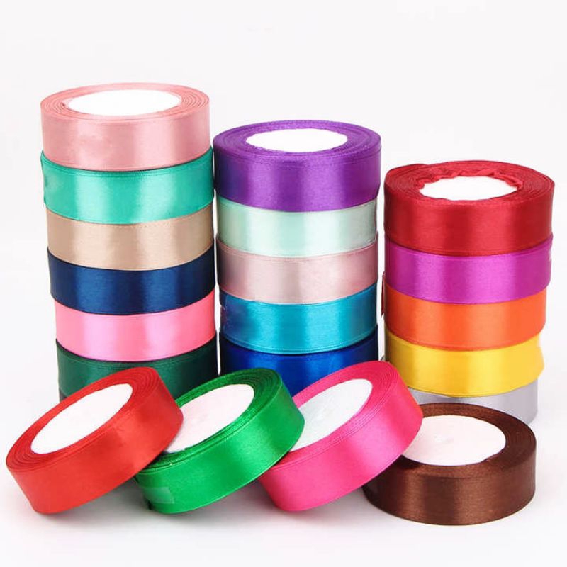 

Pita satin 1 inch / 2,5 cm 1 Rol ( Per gulung)