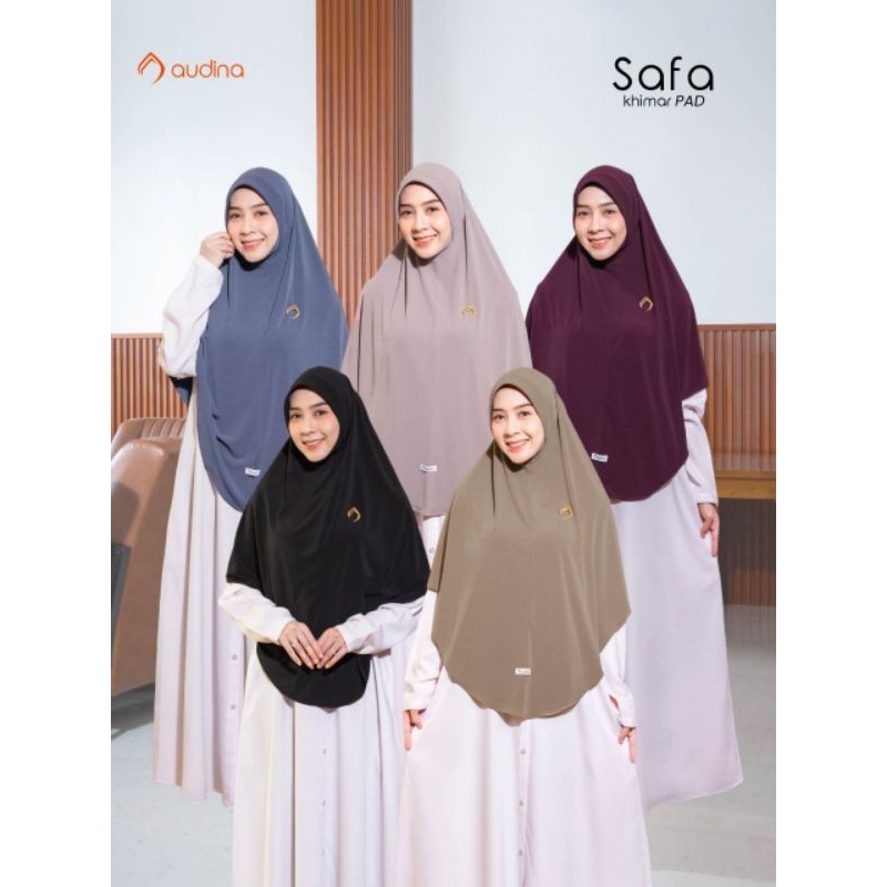 Audina Bergo Bahan Jersey Premium Tebal Jumbo Safa _Bergo Jilbab Dagu
