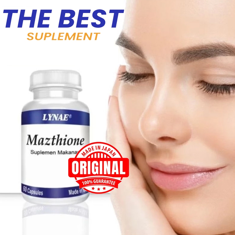 Mazthione glutathione whitening/Whitening suplemen isi 15 30 60 kapsul - BPOM