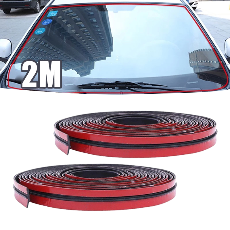 Lis Segel Karet Kaca Mobil Pelindung Pinggiran Penyegel Jendela untuk Berbagai Tipe Mobil
