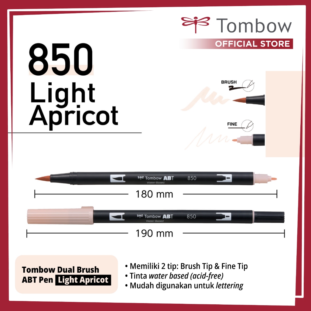 

Tombow Dual Brush ABT Pen Flesh