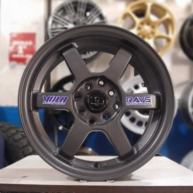 velg hsr ring 15 grey untuk brio, ayla, agya, jazz, kalya, kayla, dll hsr r15