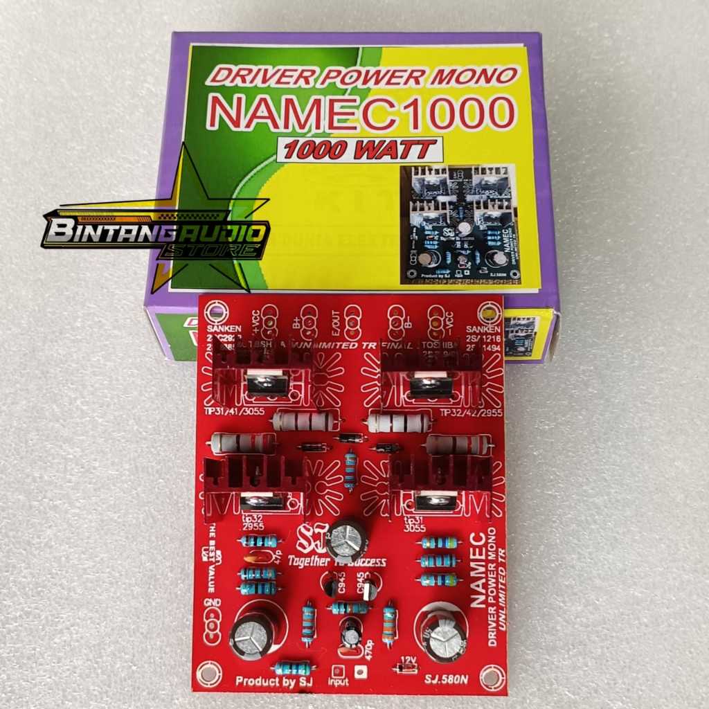 Driver NAMEC C1000 1000 watt Mono Power Amplifier