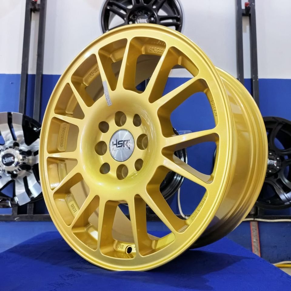 Velg Mobil Nissan March R15 Pelek Hsr Fe02 Lubang 4 Model Rally Ring 15