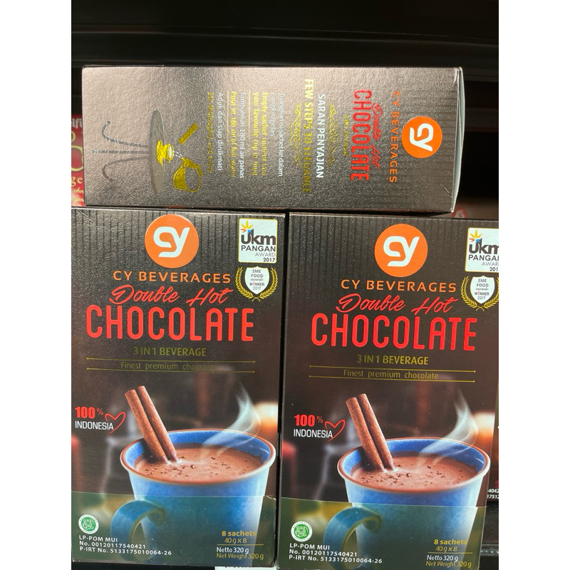 

CY BEVERAGES DOUBLE HOT CHOCOLATE 320gr