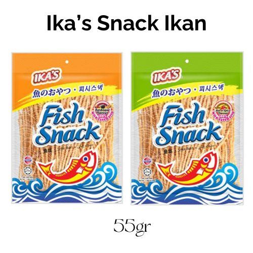 

Ika's Fish Snack 55gram (Snack ikan)