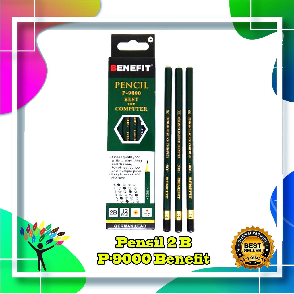 

Pensil 2B Benefit pack isi 12 pensil