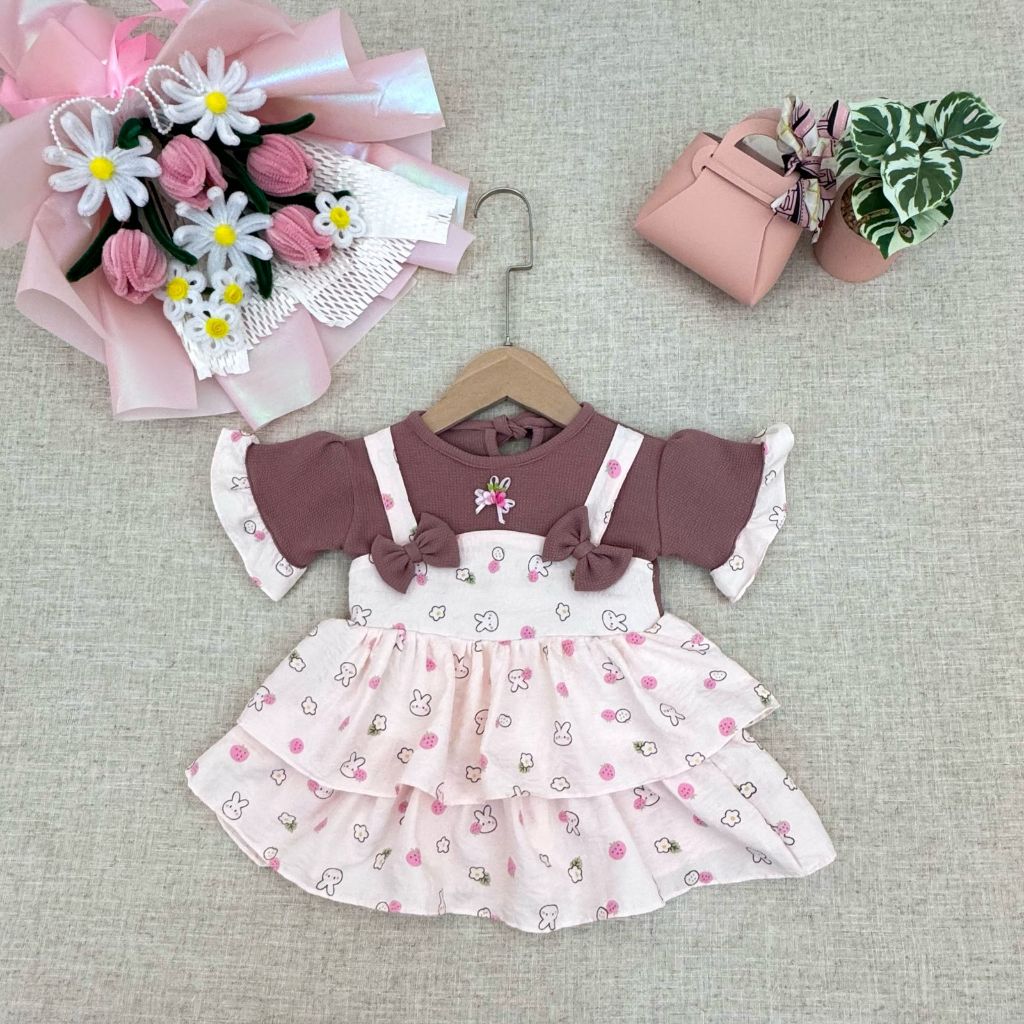 Baju Bayi Perempuan 6 12 Bulan - Dress Bayi Perempuan 6 12 Bulan - Baju Anak Perempuan 6 12 Bulan Lu