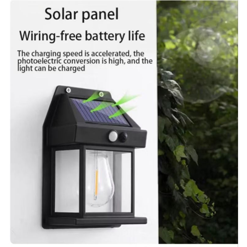 lampu dinding solar interaction wall lamp