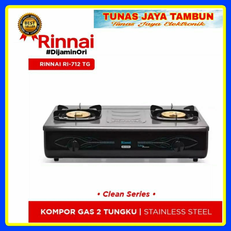 KOMPOR GAS RINNAI 712 TG / RINNAI RI 712TG