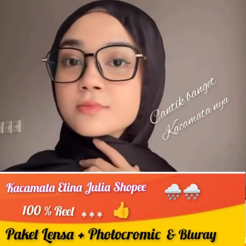 FRAME KACAMATA MINUS 8299 PAKET PHOTOCROMIC