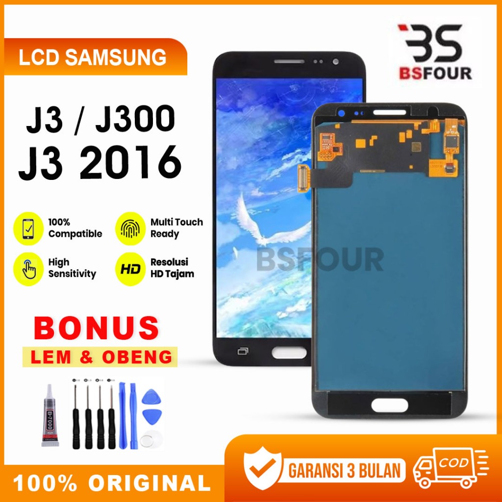LCD SAMSUNG J3 / J320 / J300 / J3 2016 FULLSET TOUCHSCREEN