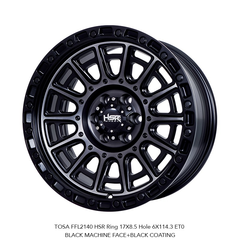 VELG RACING MOBIL SEMI OFFROAD HSR TOSA FFL2140  RING 17 HOLE 6X114,3 NAVARA TERRA