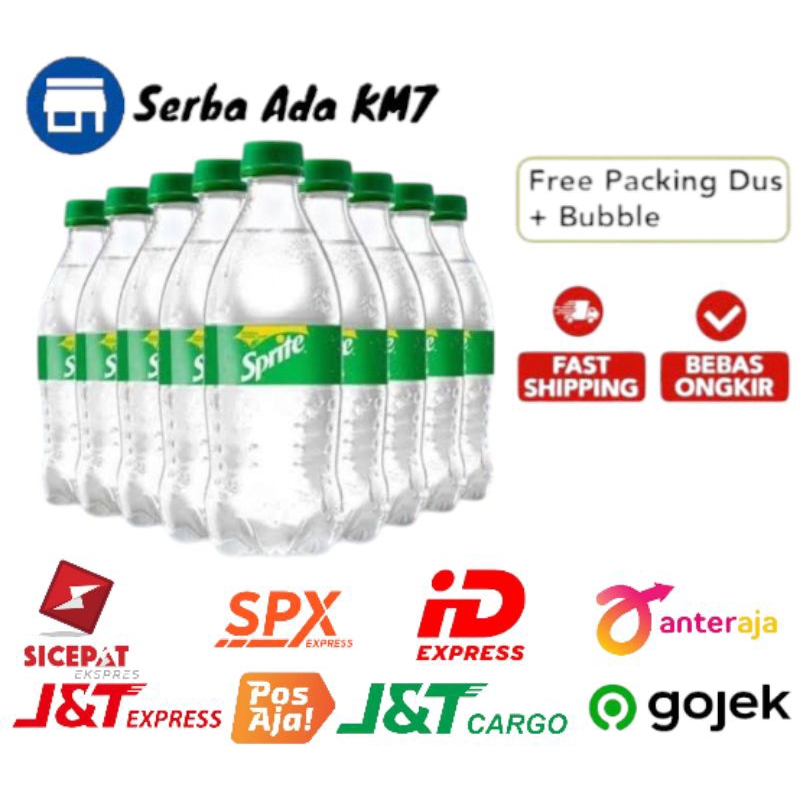 

1 PACK MINUMAN SPRITE BOTOL KEMASAN 250ML ISI 12PCS
