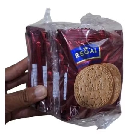 

Regal Bisquit Marie 1 Renceng Isi 10pcs × 12gr