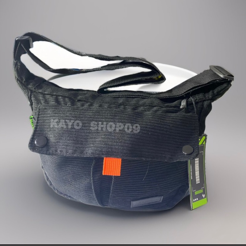 TAS SLINGBAG CORDUROY PRIA REAL PICT TAS SELEMPANG CORDUROY MEWAH TAS KEKINIAN TAS CORDUROY