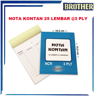

[ BRO ] Nota Kontan Kecil 3 Ply NCR Excelindo