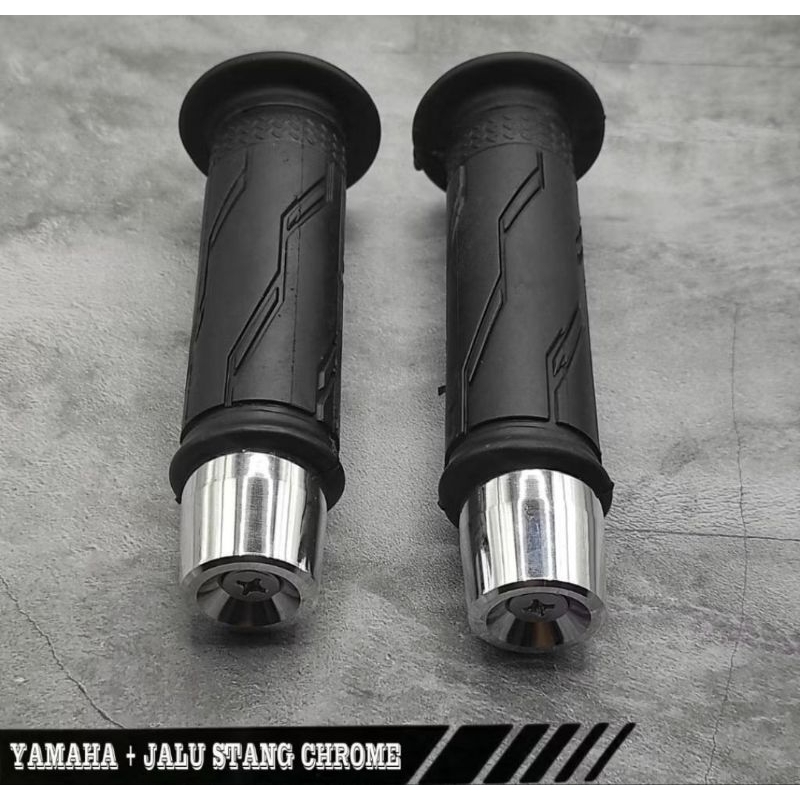 Handgrip motor Yamaha original Handgrip Motor Universal + Jalu chrome Model pcx