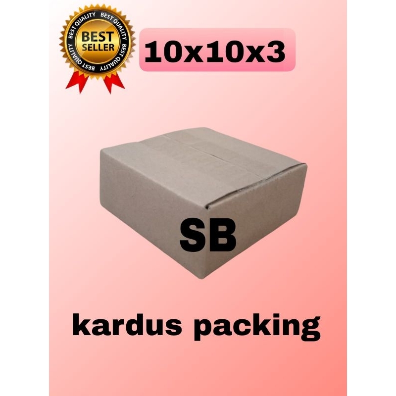 

kardus packing UK 10x10x3 kardus kecil