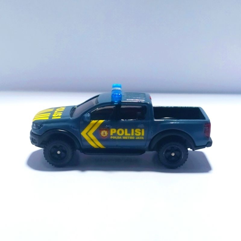 diecast miniatur mobil polisi Indonesia sabhara ford Ranger pickup double cabin