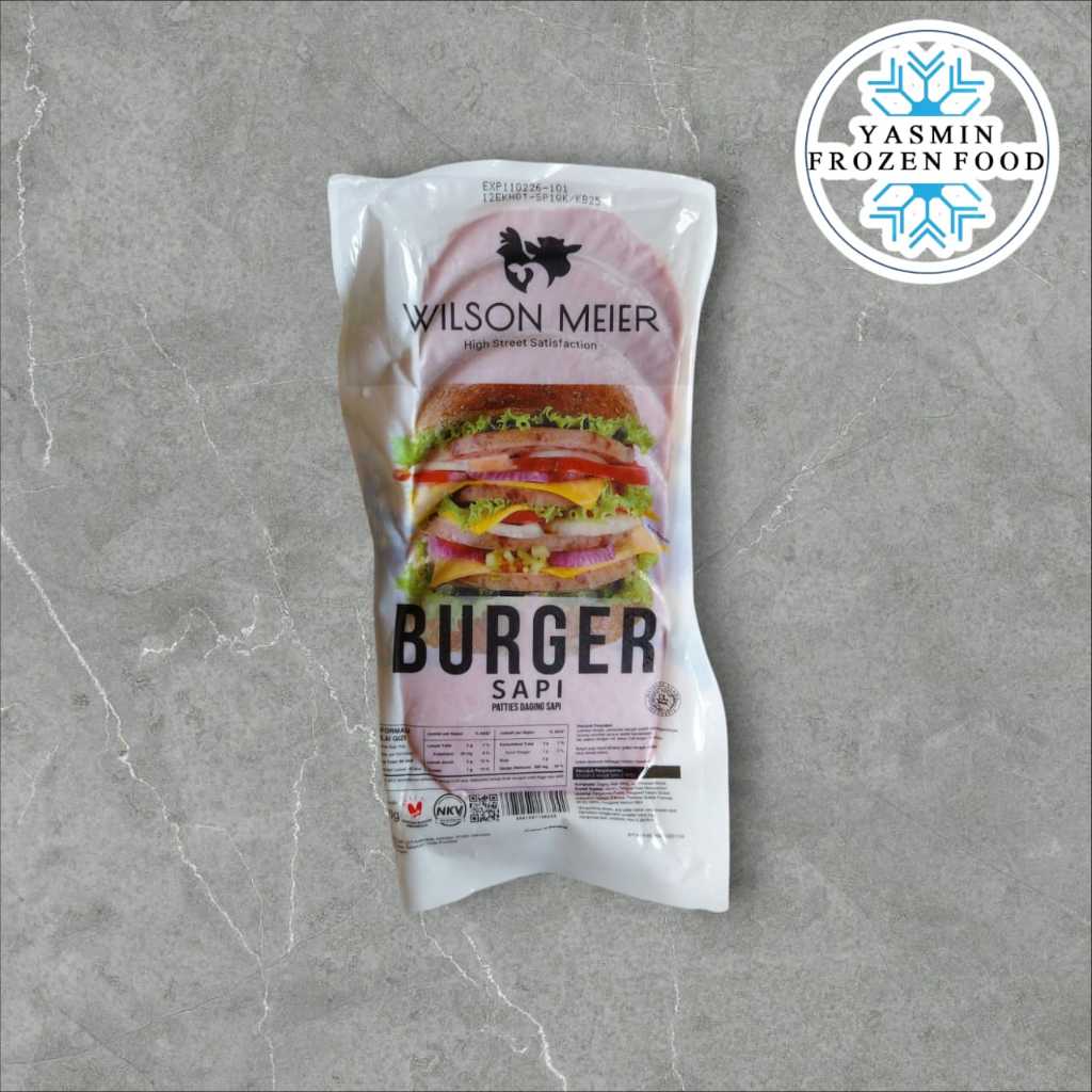 

Bernardi Wilson Meier Burger Sapi 200gr