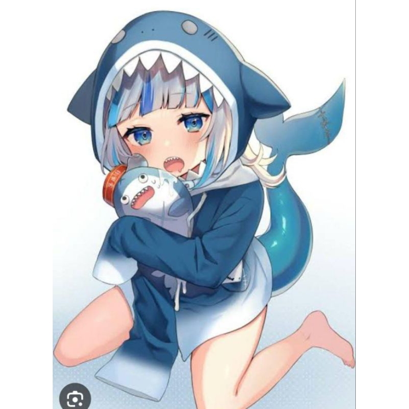 Costum Gawr Gura New BRAND Uwowo