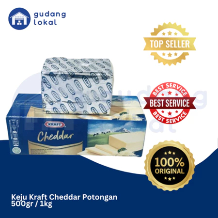 

Keju Kraft Cheddar Cheese 1kg / 500gr/ 250gr