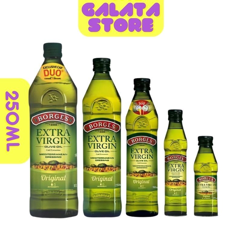 

Minyak Zaitun Extra Virgin Borges Minyak zaitun atau extra virgin olive oil Borges 250ml